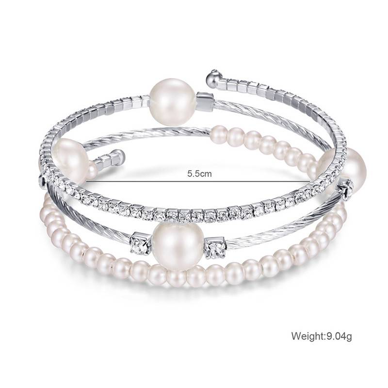Three-storey pearls for silver